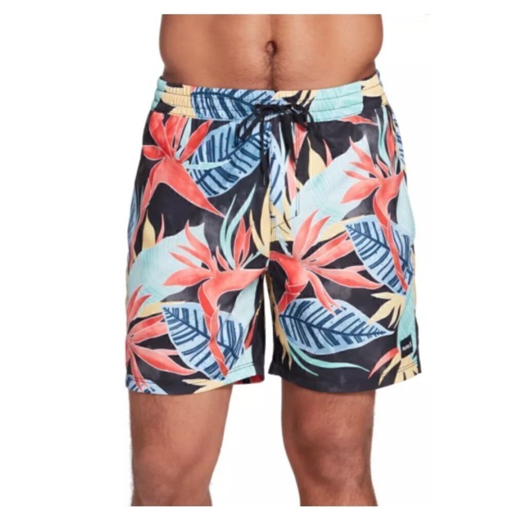 Hurley Men's Bird Rock Volley 17” Board Shorts